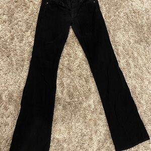 7 For All Mankind Black Boot Cut Pants